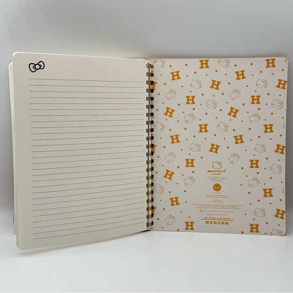Sanrio Hello Kitty 2025 Large Spiral 17-month Planner - Gold Soft Leather Cover - Picture 12 of 14